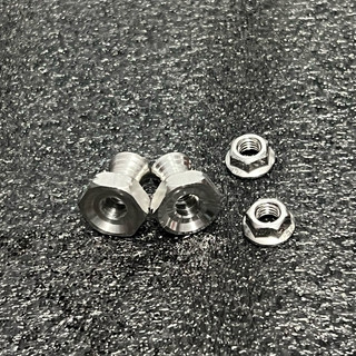 Cặp nòng tăng sên xe máy chuẩn inox 304 kèm tán lắp đặt như zin