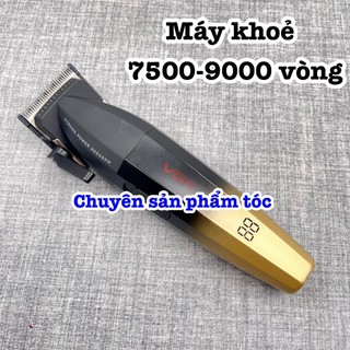✅VGR Tông đơ cắt tóc VGR 003 tăng tốc lưỡi mài chuốt sắc bén kim loại titanium sứ ceramic pin 2500mAh thời gian sử dụng