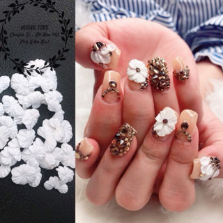 Hoa bột nail, Phụ kiện nail giá rẻ, Hoa Cẩm chướng