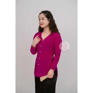 Áo bà ba thun hồng cánh sen - Có bộ bà ba Bigsize- may sỉ bà ba toàn quốc - May bộ bà ba theo yêu cầu