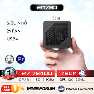 [NAVA] EM780 GTR7 SER7 MS01 AMD Ryzen 7840U 7840HS RADEON 780M Máy tính Mini PC Beelink Minisforum