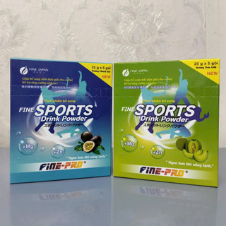 Nước uống bổ sung điện giải Fine Sports drink powder hộp 5 gói