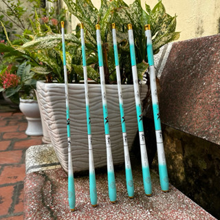 Cần câu  tay mini điêu thuyền thu gọn 45cm nhét cốp bỏ túi độ cứng 4H độ nảy cao