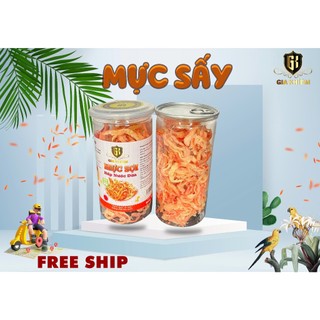 250gram mực xé sợi hấp nước dừa (hủ pet)