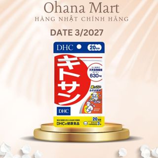 Viên uống Giảm mỡ bụng Chitosan DHC Nhật Bản 60 viên 20 ngày giúp dáng thon gọn