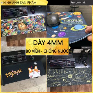 Miếng lót chuột chống nước cỡ lớn dày 4MM