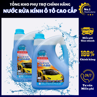Nước rửa kính ô tô cao cấp chống đóng cặn không gây mòn cần gạt cao su NPR JAPAN chính hãng 2,75L