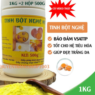 (MUA LẺ VỚI GIÁ SỈ)1kg tinh bột nghệ nguyên chất có phiếu kiểm nghiệm Sở Y Tế và ATTP
