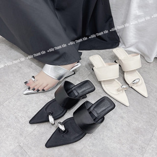 Dép xuồng kẹp ngón cao 6 phân mẫu mới(D0133)