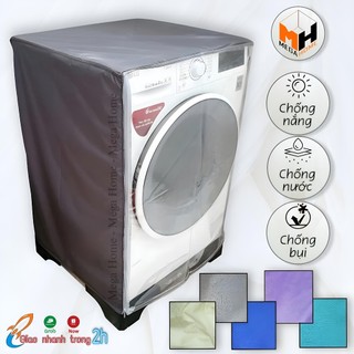Vỏ bọc máy giặt cửa ngang, áo trùm máy giặt cửa ngang, chất liệu vải dù cao cấp