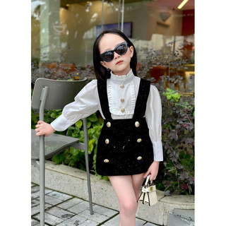 Set váy yếm nhung cho bé siêu đẹp