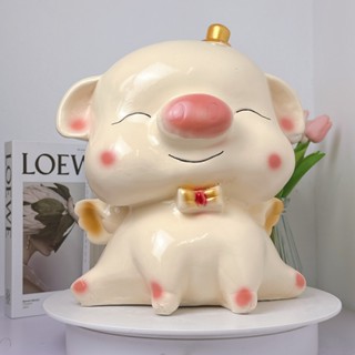 [ Mua 1 tặng 1 heo nhỏ  ]Heo đất thiên thần cánh tiên size ĐẠI siêu xinh , Heo đất trang trí decor quà tặng  - HĐ55