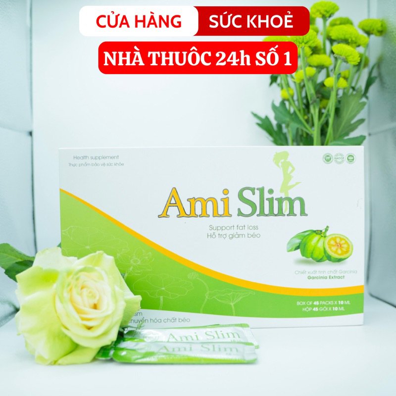 Bộ sản phẩm Ami Slim giúp hỗ trợ giảm cân Amislim