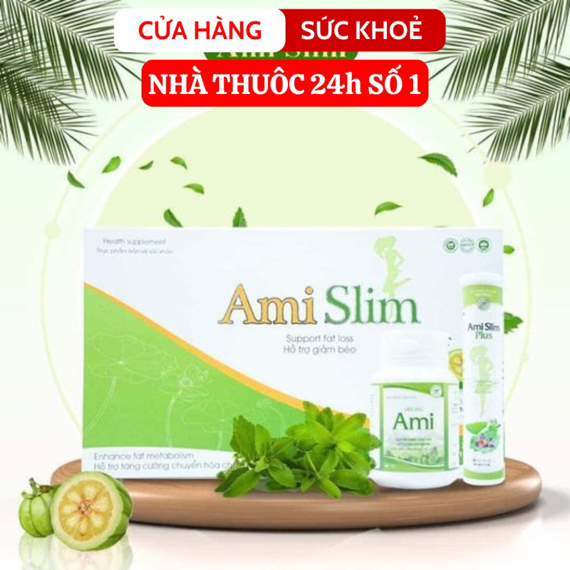 Bộ sản phẩm Ami Slim giúp hỗ trợ giảm cân Amislim