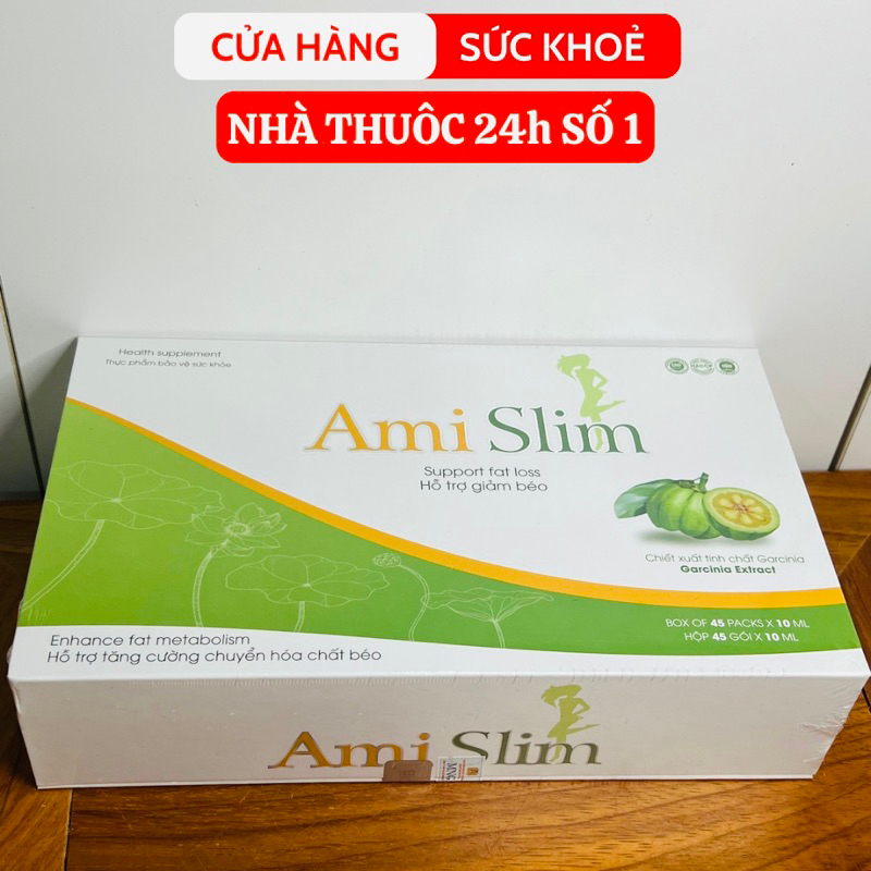 Bộ sản phẩm Ami Slim giúp hỗ trợ giảm cân Amislim