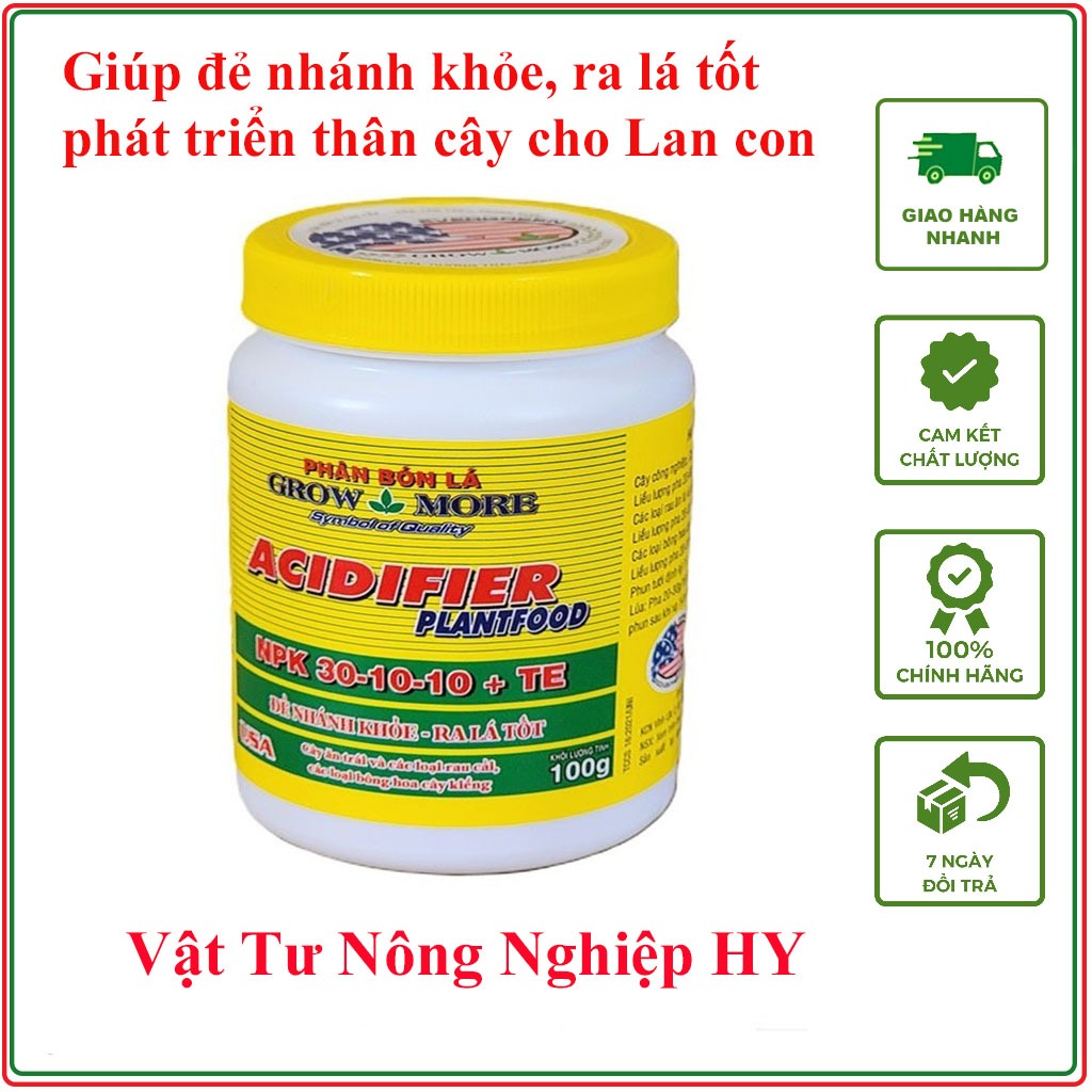Phân bón lá Grow More 30 – 10 – 10 + TE (Acidifier Plantfood)