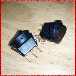 Công tắc bập bênh có LED 12V/20A