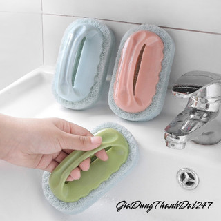 Bàn chải cọ rửa nhà bếp đa năng có tay cầm,siêu bền, chất liệu thân thiện với môi trường, sử dụng lên đến 4 -5 tháng