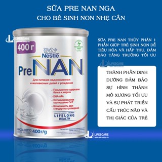 Sữa PreNan Nga, sữa Pre Nan Nga đạm whey dành cho bé sinh non thiếu tháng, nhẹ cân thiếu tháng, 400g