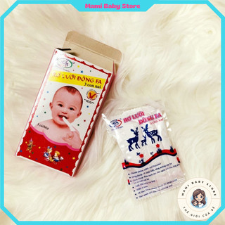 Gạc rơ lưỡi đông fa | gạc rơ lưỡi 1 hộp 5 cái đông pha cho bé