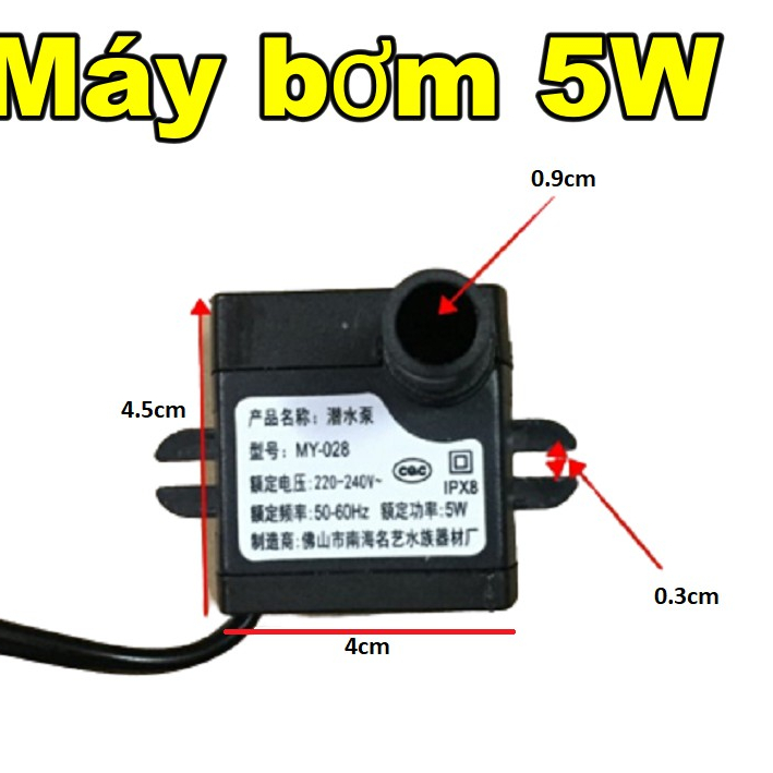 Bơm nước quạt điều hòa 5W