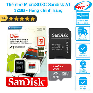 Thẻ nhớ microsdxc sandisk a1 32gb - hàng chính hãng