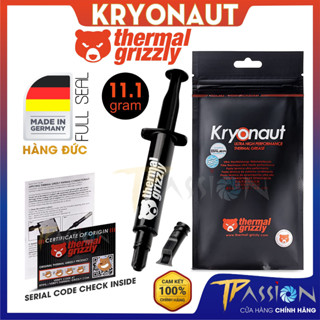 Keo tản nhiệt Thermal Grizzly Kryonaut 11.1 grams (11.1g) / 37 grams (37g) -  Hàng Đức chính hãng, kem gấu CPU VGA GPU
