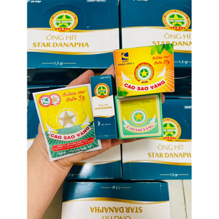  Combo 4  Dầu cao sao vàng 3g,10g,20g và ống hít sao vàng 