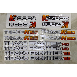 Tem Chữ Dán Xe KIA, Kia K2700, K3000S, K165, K190, Thaco Frontier 125, Thaco Frontier 140