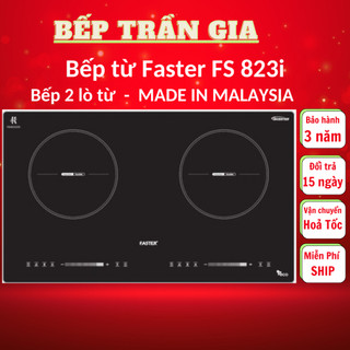 Bếp từ âm faster fs 823i | bếp từ đôi inverter faster fs 812gi / fs 668hi