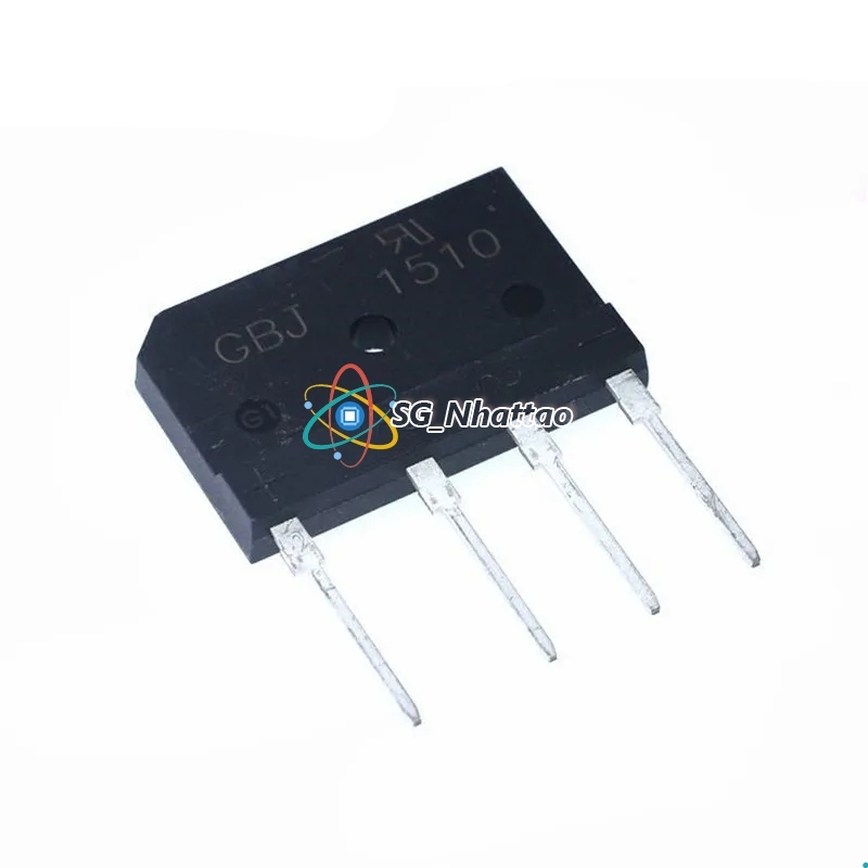 Diode chỉnh lưu cầu 15A 1000V GBJ1510 chỉnh lưu cầu một pha