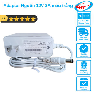 Adapter Nguồn 12V 3A màu trắng - Hàng chính hãng