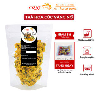 Trà hoa cúc vàng nở ngủ ngon giảm lo âu căng thẳng ân thần 50G -100G | OZAT FOOD