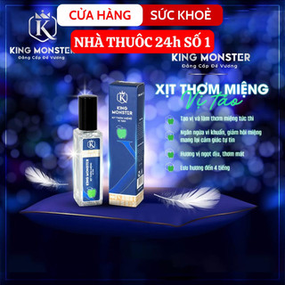 King Monster Xịt thơm miệng Hương vị ngọt dịu thơm mát