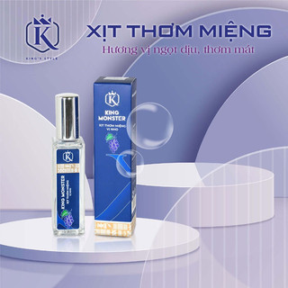 King Monster Xịt thơm miệng Hương vị ngọt dịu thơm mát