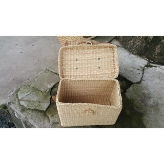 Vali cói có nắp/ Giỏ xách tay