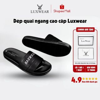 Dép quai ngang nam thời trang cao cấp thương hiệu LuxWear kiểu dáng ôm chân DQN01