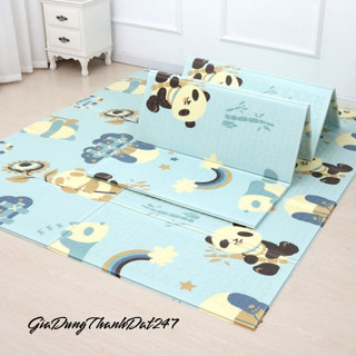  DTN366 Thảm xốp cho bé gấp gọn tấm lót trải sàn 2 mặt chống thấm chống trơn hàn quốc phủ silicon 