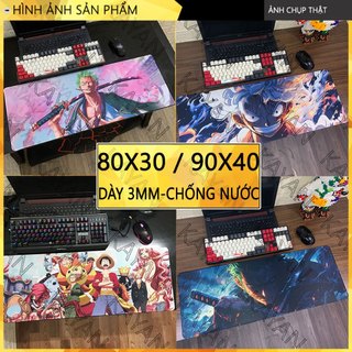 Bàn di chuột, lót chuột chống nước anime One Piece cỡ lớn