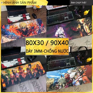 [CHỐNG NƯỚC] Lót chuột, bàn di chuột cỡ lớn Naruto