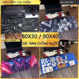 Miếng lót chuột, bàn di chuột chống nước Gundam cỡ lớn