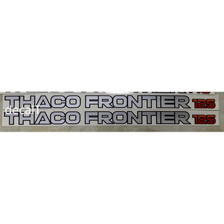 Tem Chữ Dán Thaco Cho Xe Tải, Tem Dán Xe Tải Kia.Tem Chữ dán xe Tải thaco frontier 125, thaco frontier 140