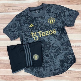 Bộ Quần Áo Bóng Đá CLB Manchester United, Áo Đá Banh MU Rằn Ri 2024 - Chuẩn Mẫu Thi Đấu - Vải Gai Thái Cao Cấp