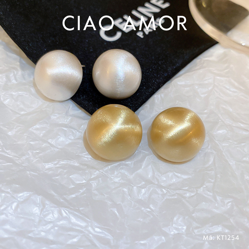 Khuyên tai nữ, Bông tai nữ khối cá tính Trang sức Ciao Amor - KT1254