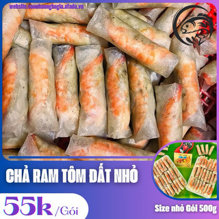 Chả Ram Tôm Đất - size nhỏ - (khay 45 cuốn) Giao hoả tốc HCM 30p