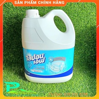 Nước rửa chén Lipon Thái Lan chính hãng, không mùi, không hại da tay, an toàn với môi trường can 3.6L