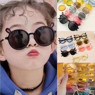 Kính râm trẻ em TAI THỎ chống tia cực tím phong cách Hàn Quốc cho bé trai, bé gái -Ms119