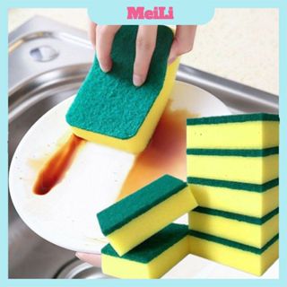 Mút xốp rửa bát  -Miếng Rửa Chén Bát 2 Mặt, Miếng Bọt Biển Tạo Bọt Cọ Rửa Xoong Nồi Siêu Sạch (tuyển sỉ)