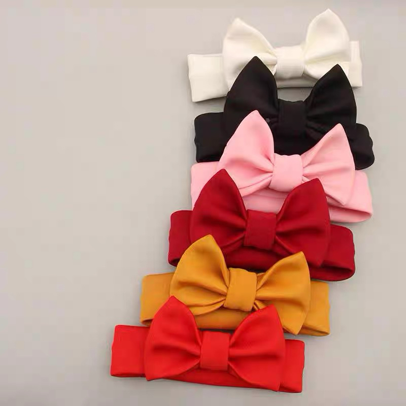 Băng đô dựng, tuban nơ đội đầu cho bé gái phong cácg Hàn Quốc. Toro Kids