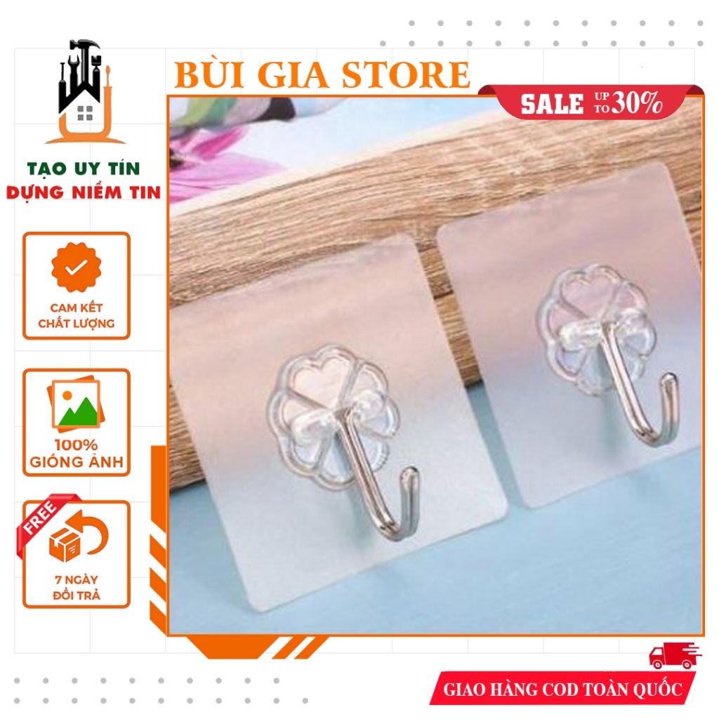 Móc treo dán tường chịu lực siêu chắc chắn (1 cái)